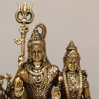 Brass Shiva Family Idol