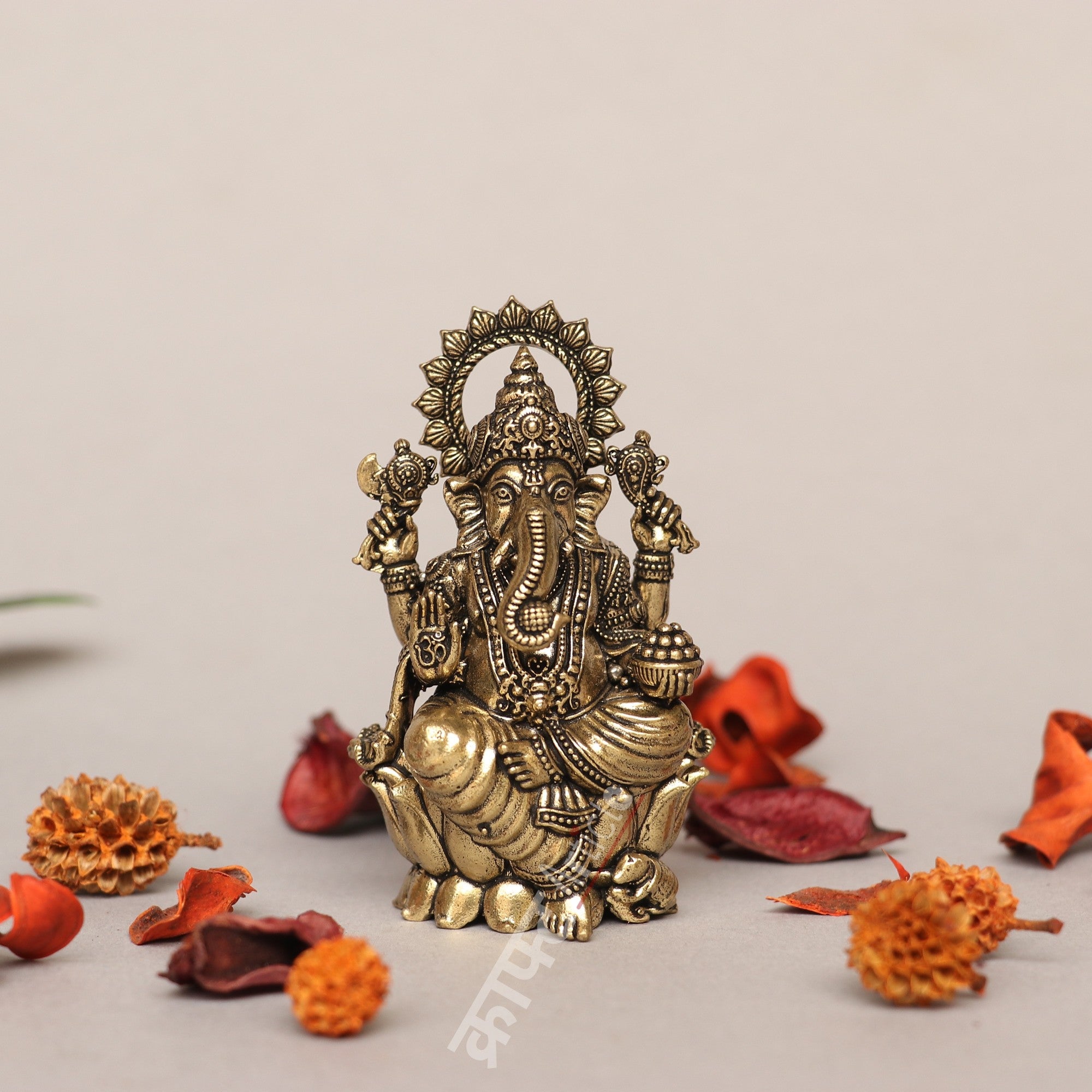 Brass Ganesha Idol