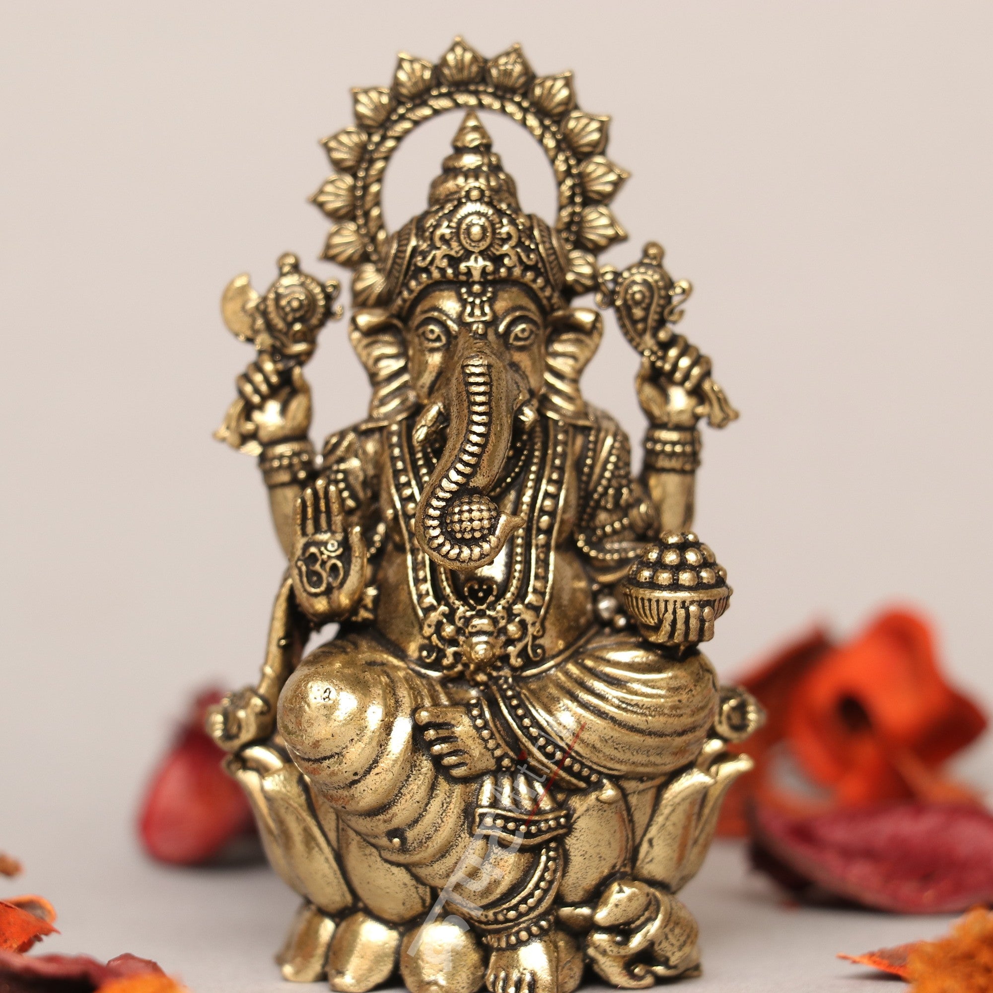 Brass Ganesha Idol