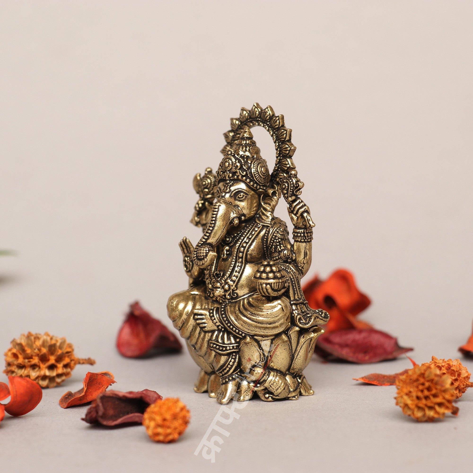 Brass Ganesha Idol