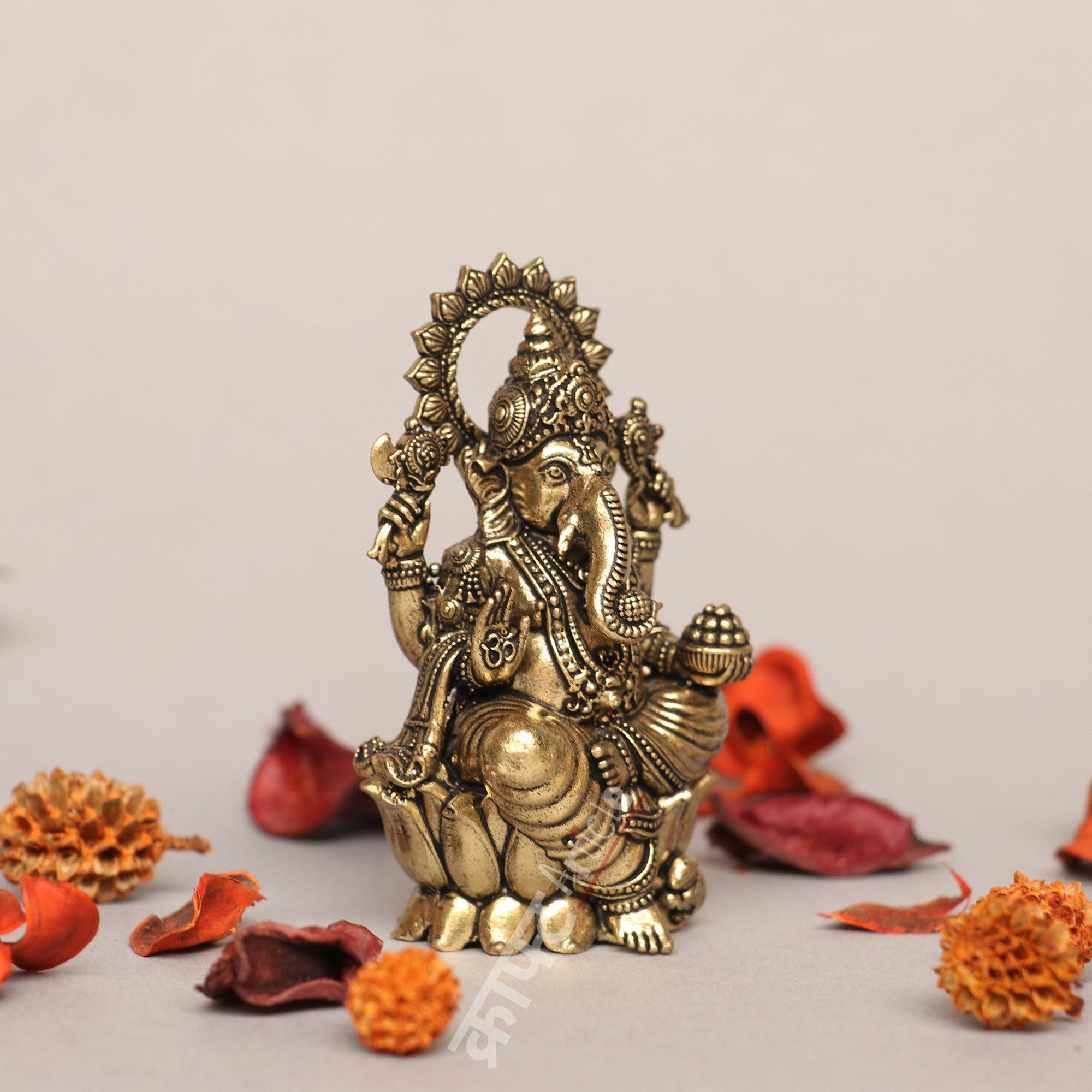 Brass Ganesha Idol