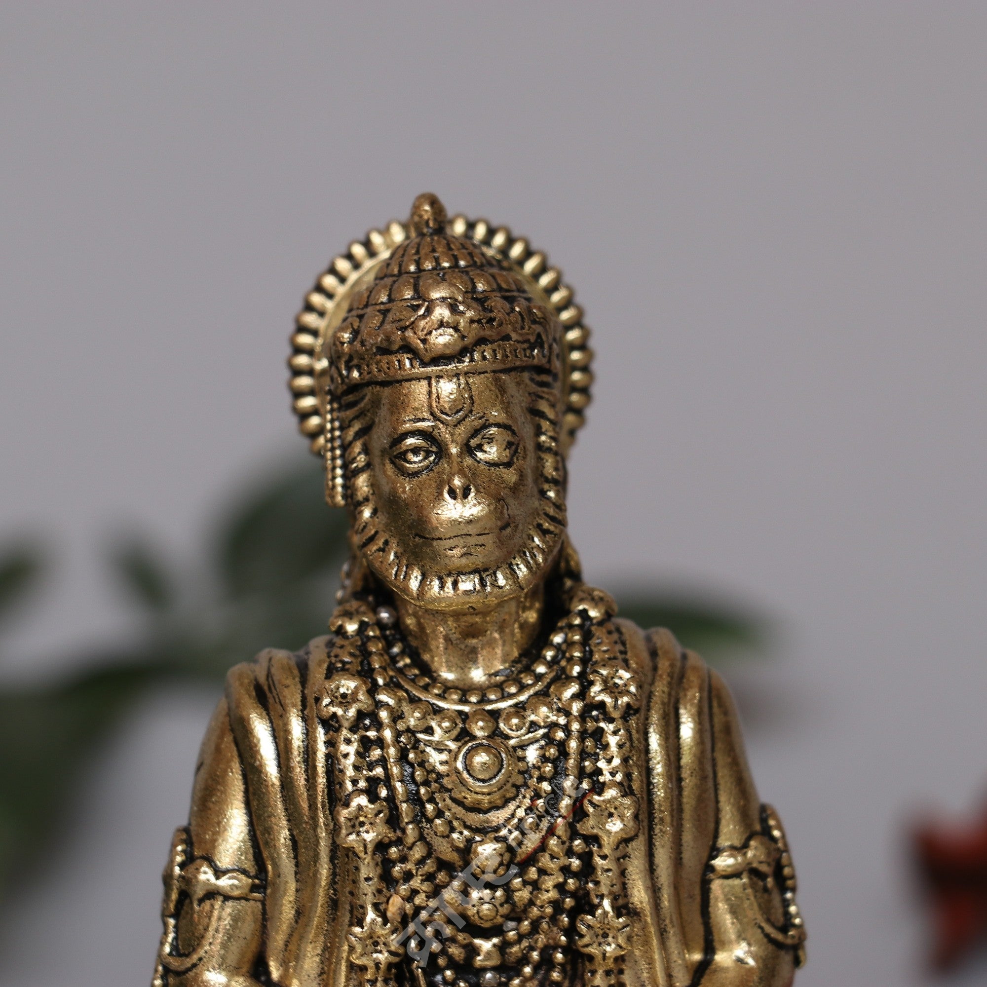 Brass Lord Hanuman Statue