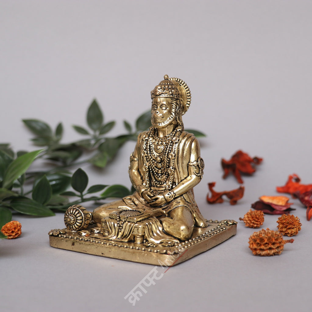 Brass Lord Hanuman Statue