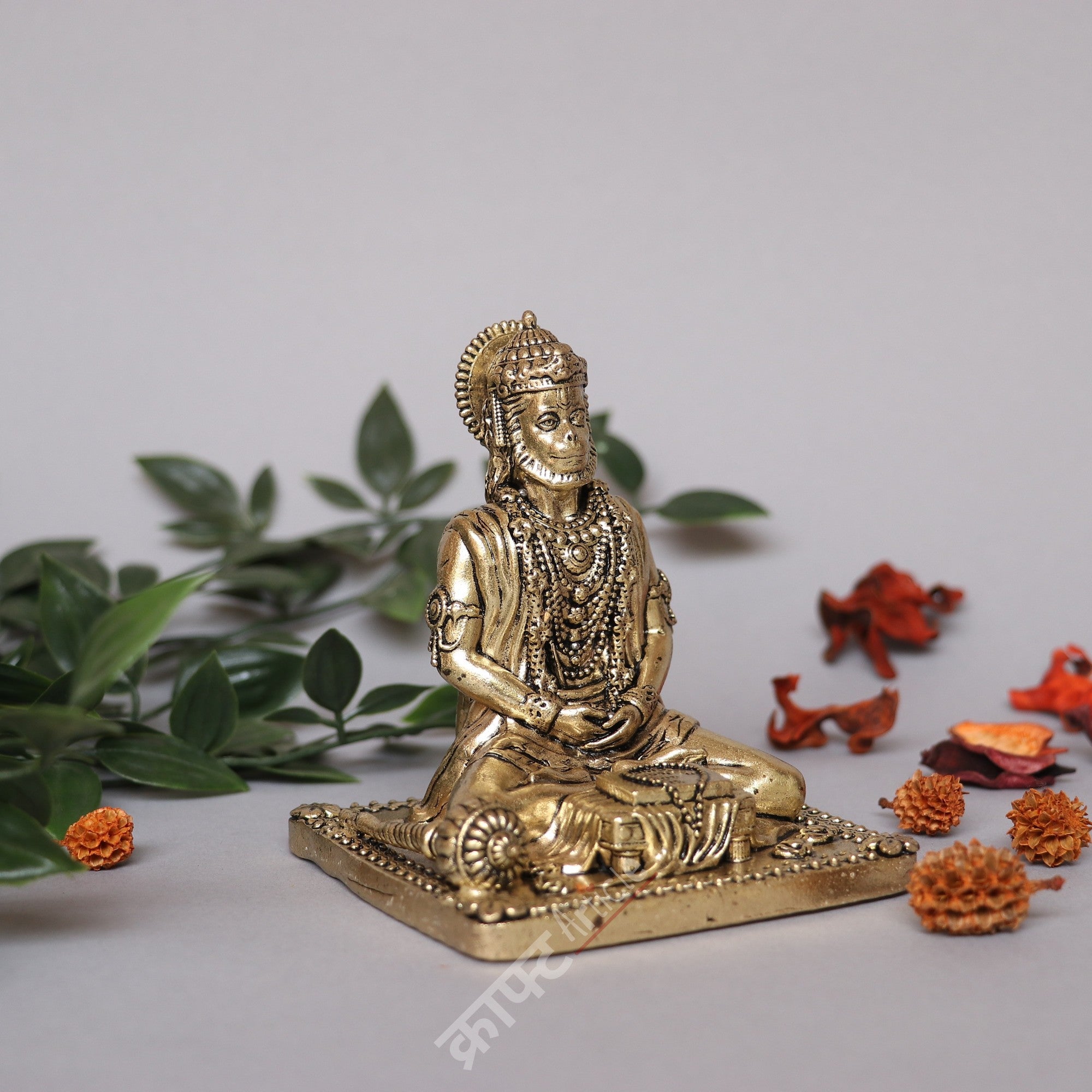 Brass Lord Hanuman Statue