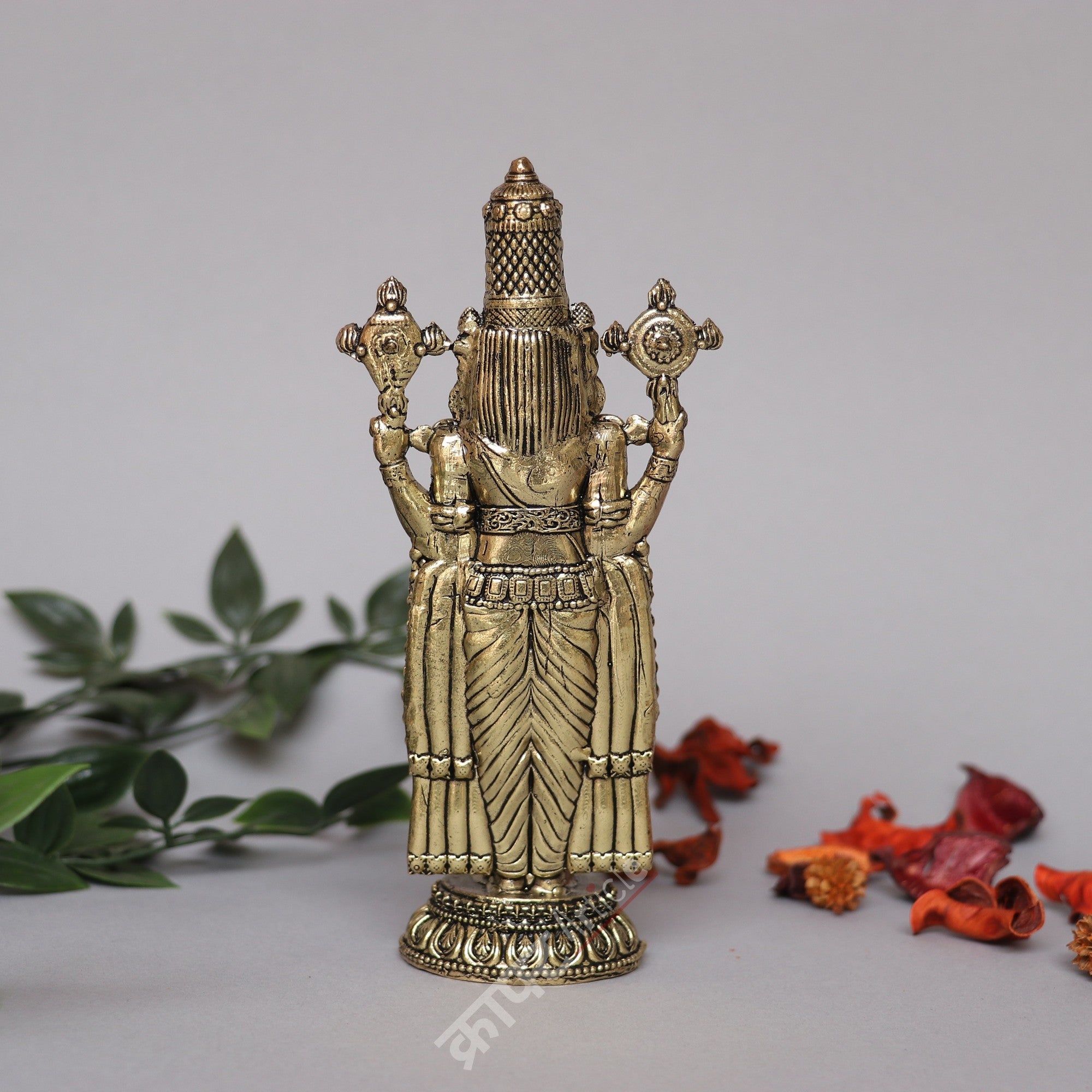 Brass Lord Venkatesh Tirupati Idol