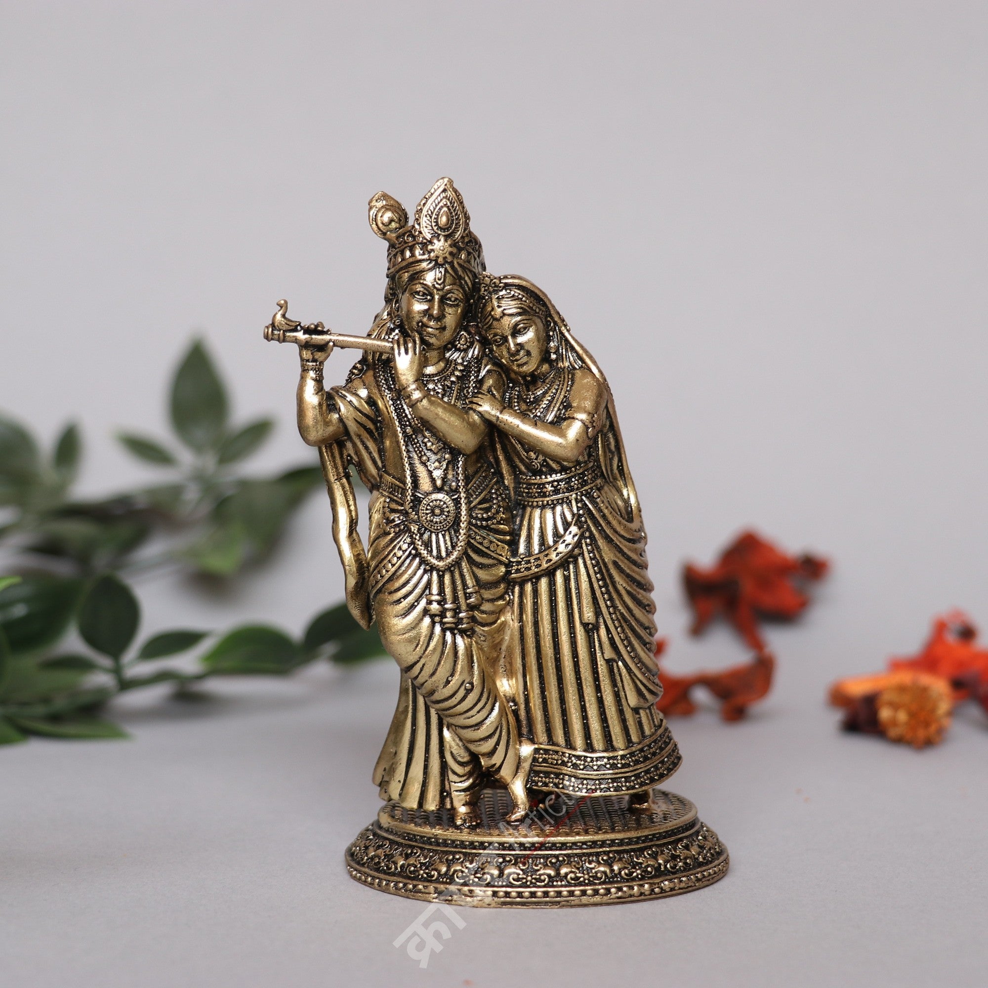Brass Superfine Radha Krishna Idol