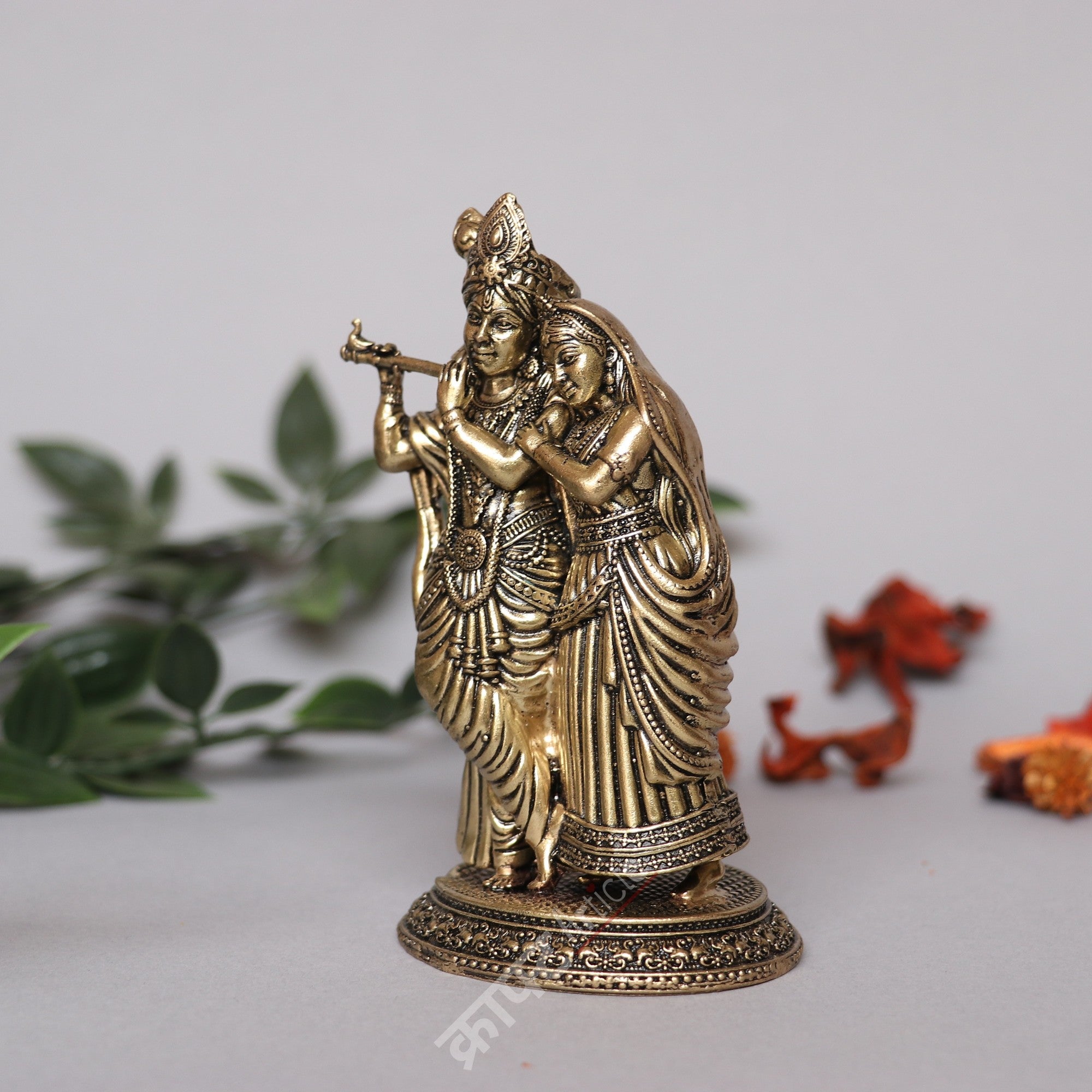 Brass Superfine Radha Krishna Idol