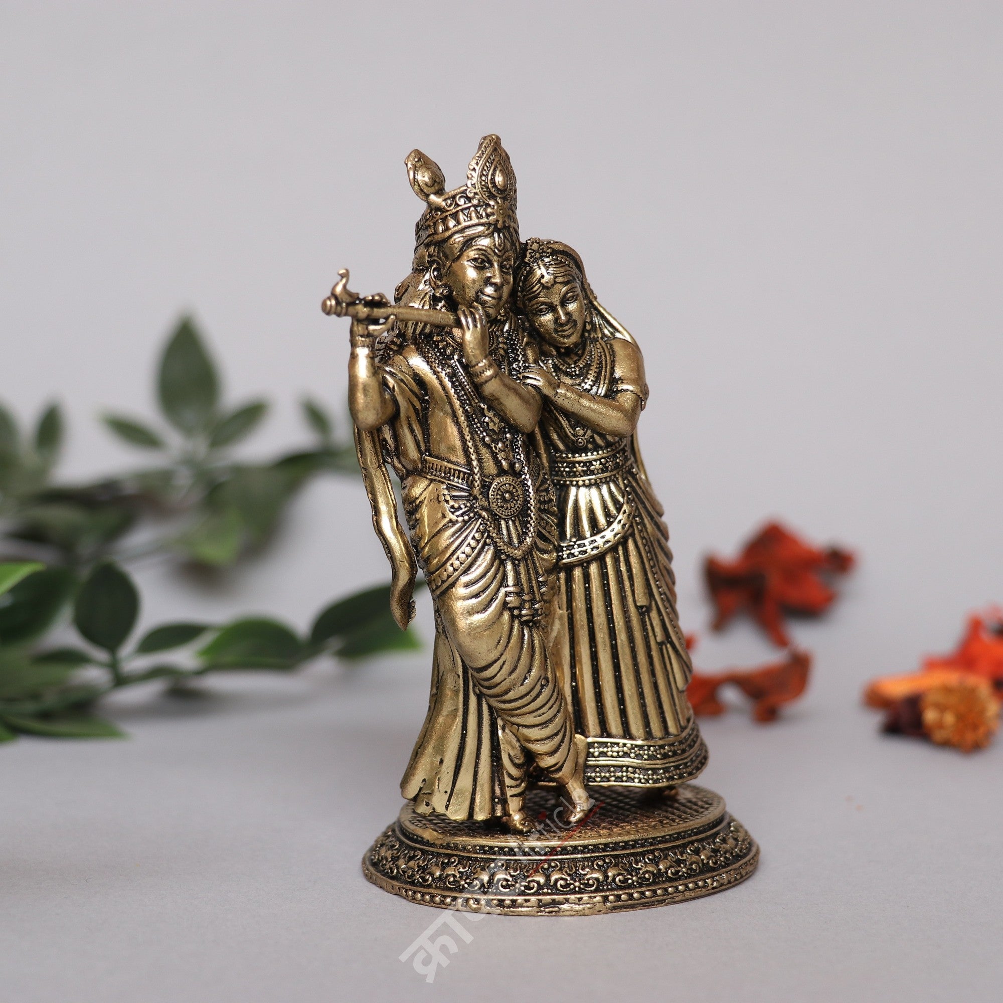 Brass Superfine Radha Krishna Idol