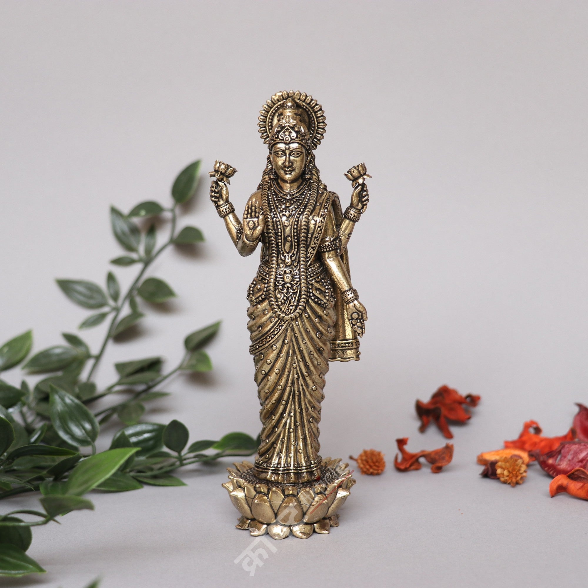 Brass Superfine Lord Vishnu Lakshmi Statues