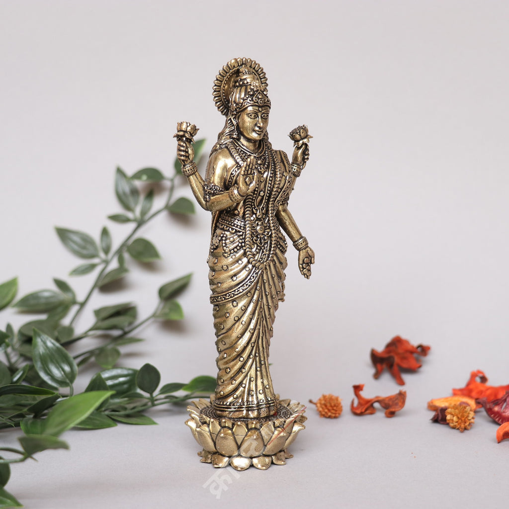 Brass Superfine Lord Vishnu Lakshmi Statues