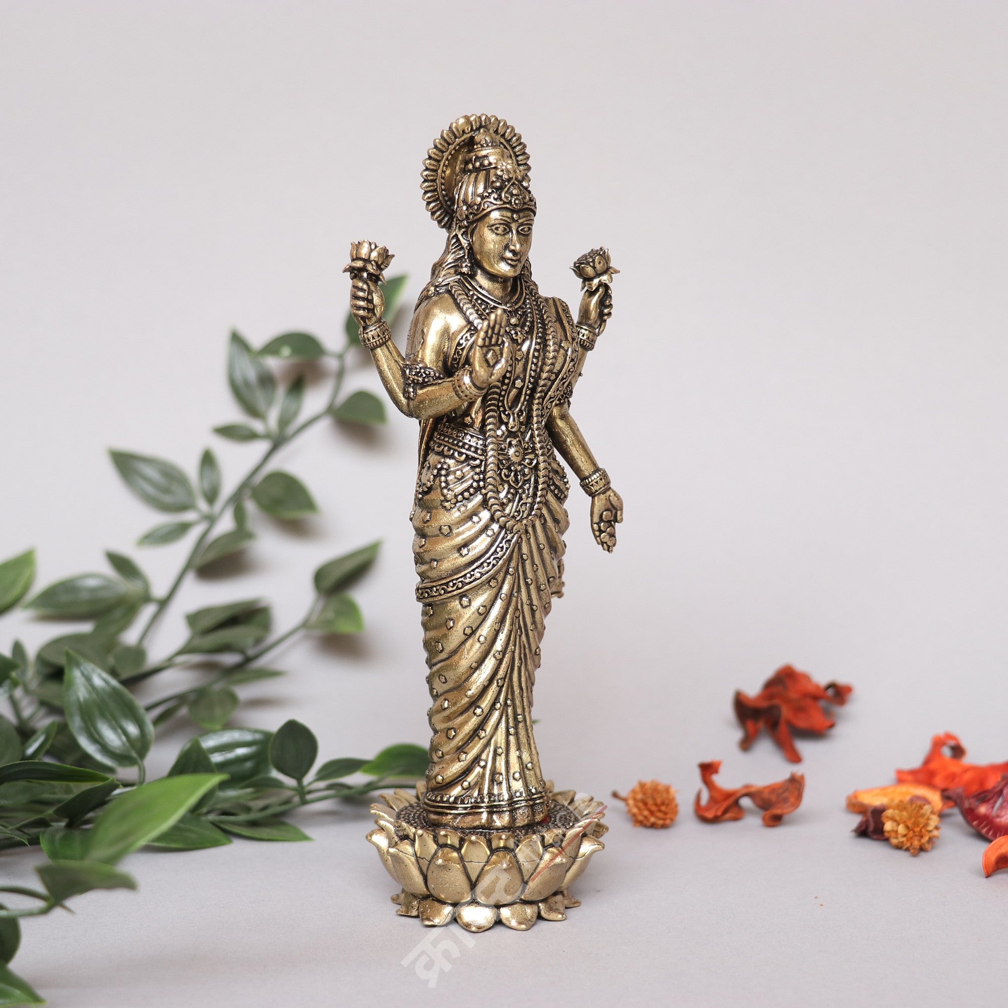 Brass Superfine Lord Vishnu Lakshmi Statues
