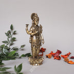 Brass Superfine Lord Vishnu Lakshmi Statues