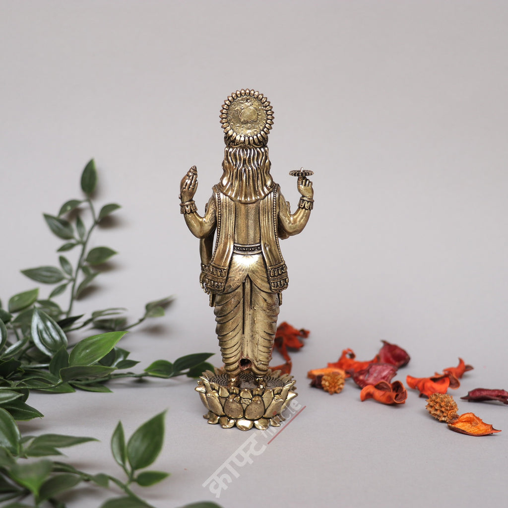 Brass Superfine Lord Vishnu Lakshmi Statues