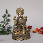 Brass Superfine Goddess Lakshmi and Ganesh Idol