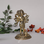 Brass Panchmukhi Hanuman Idol