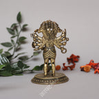 Brass Panchmukhi Hanuman Idol