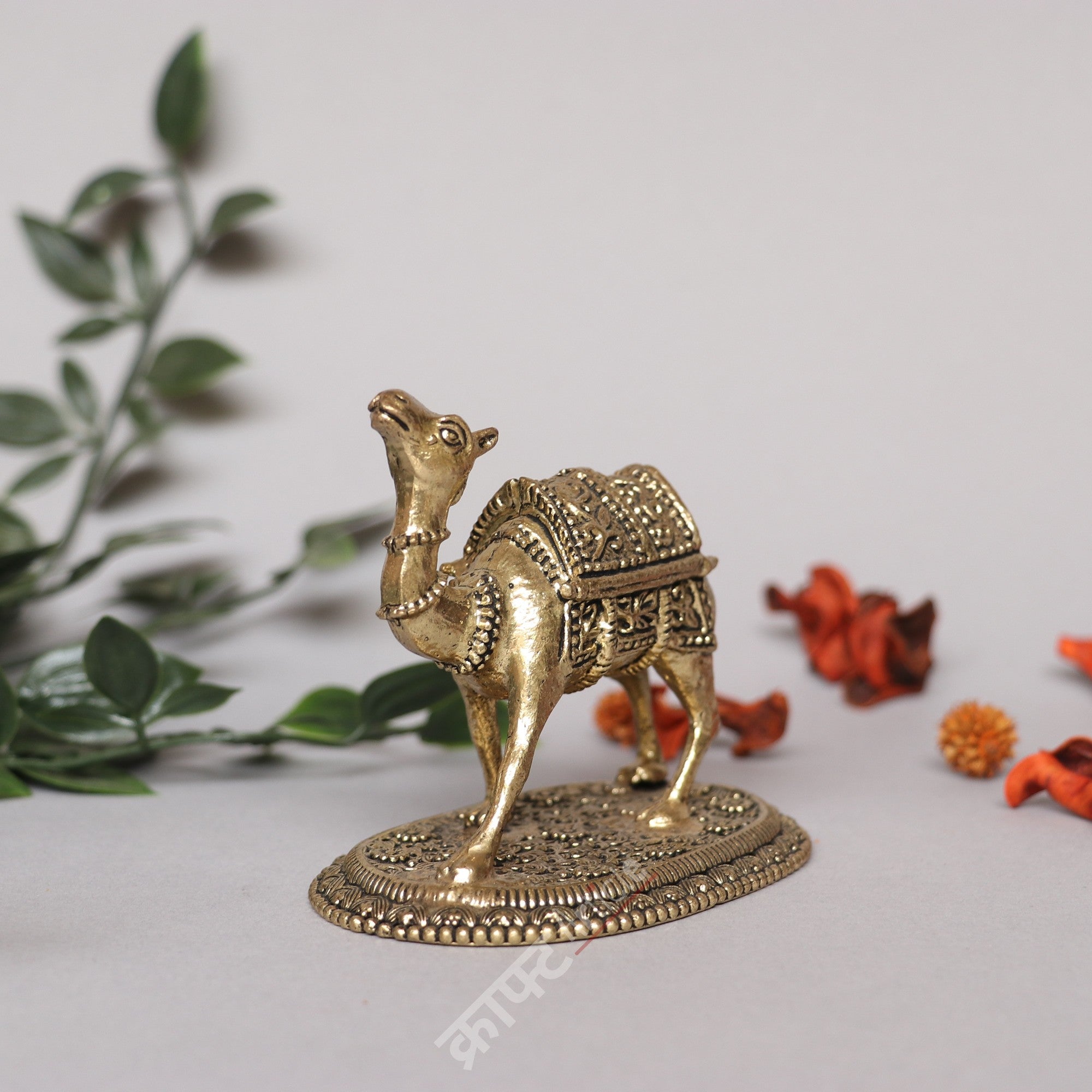 Brass Camel Figurine.