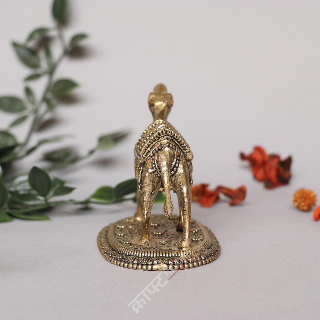Brass Camel Figurine.