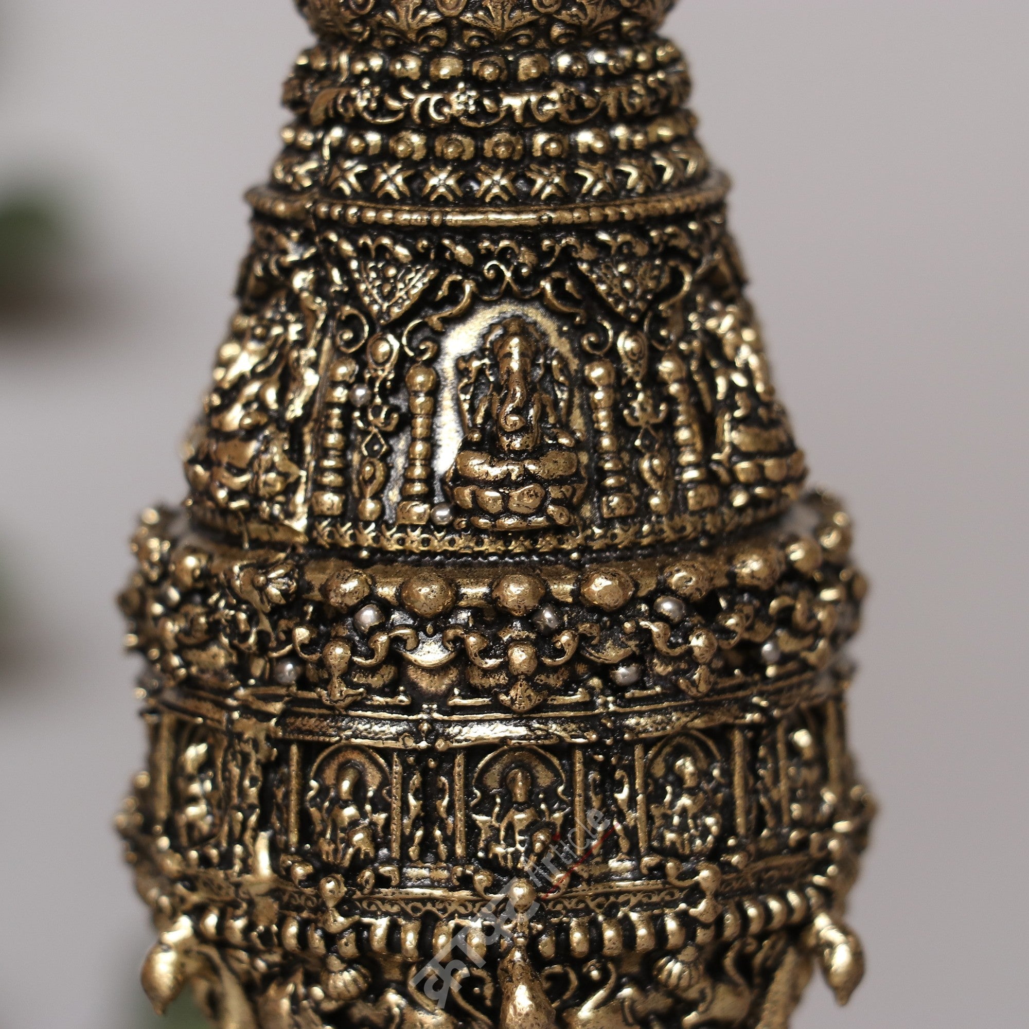 Brass Puja Oil Lamp Figurine