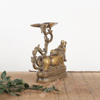 Brass Sitting Nandi Oil Lamp