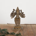 Brass Ganesha Statue 6"