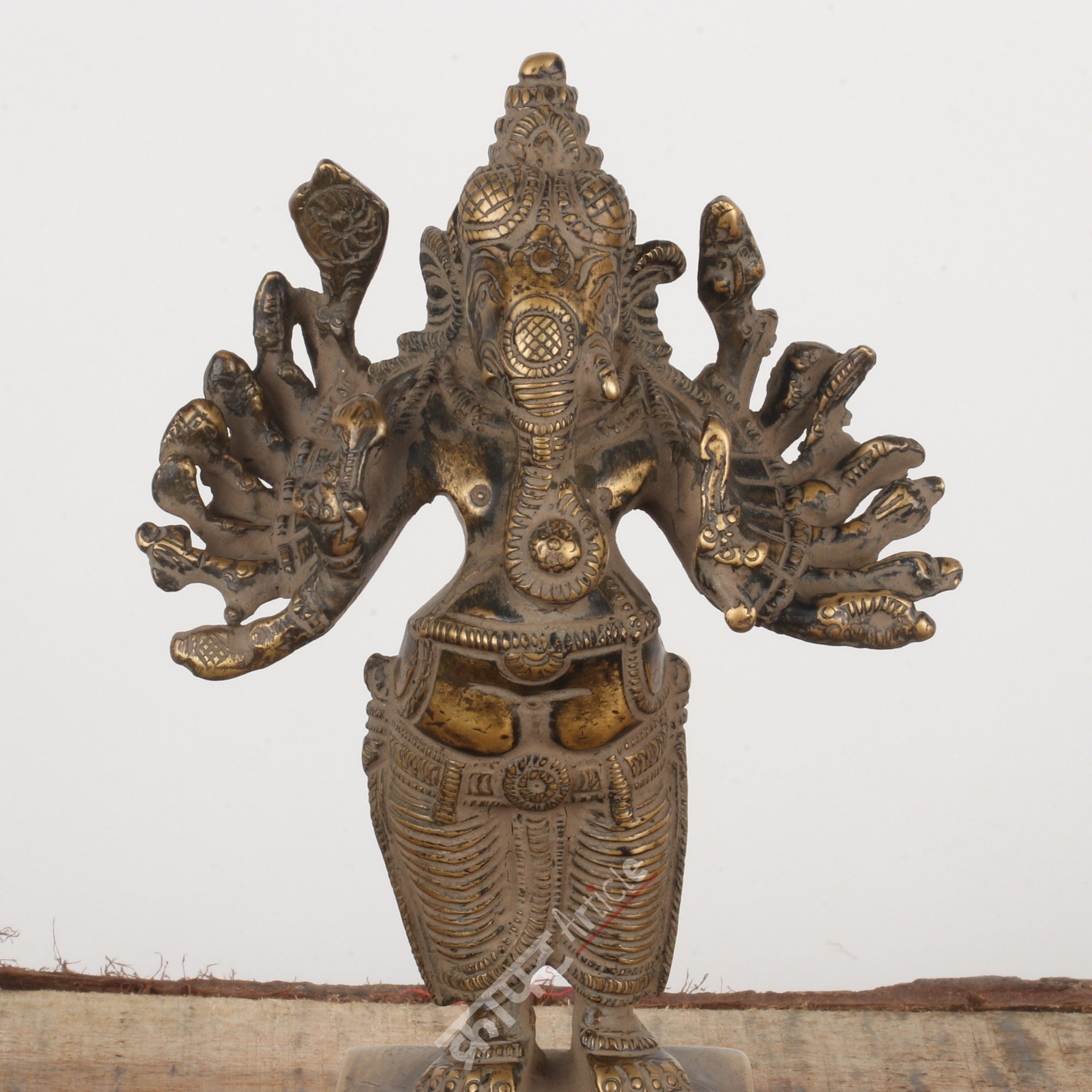 Brass Ganesha Statue 6"