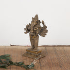 Brass Ganesha Statue 6"