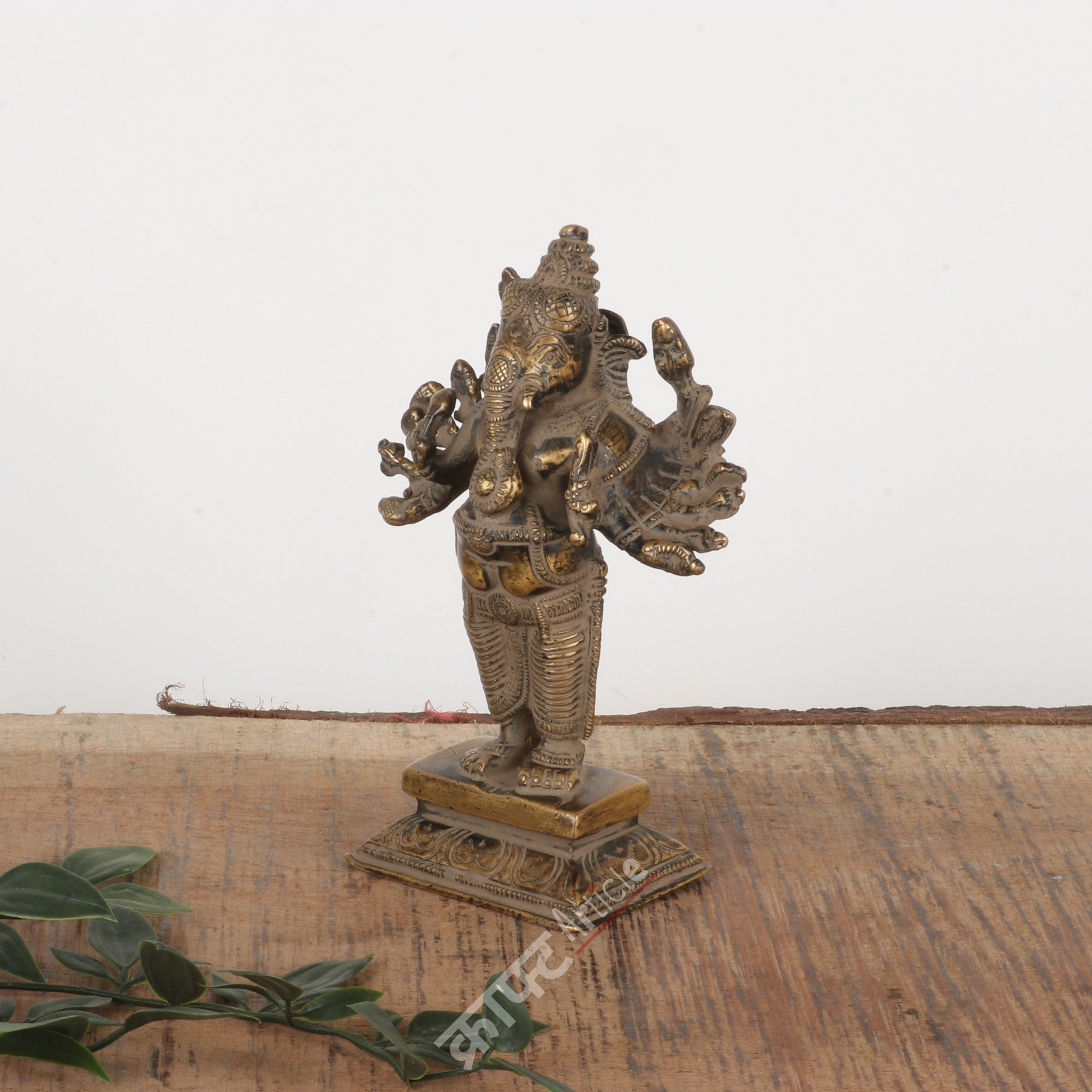 Brass Ganesha Statue 6"