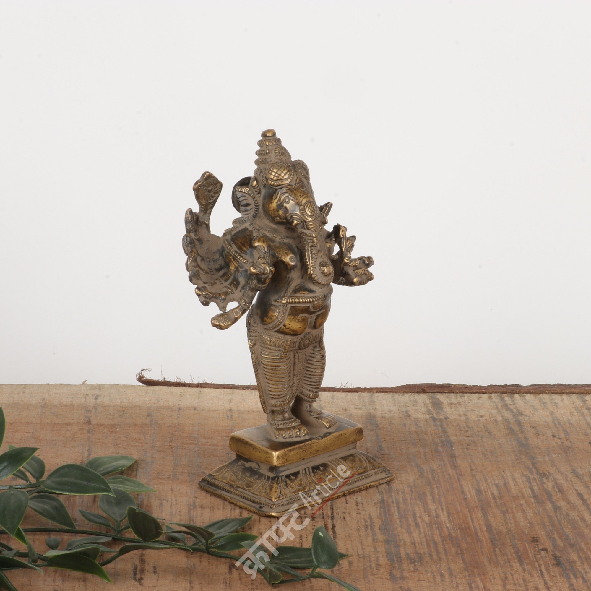Brass Ganesha Statue 6"