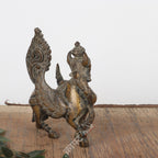 Brass Kamdhenu Cow Sculpture