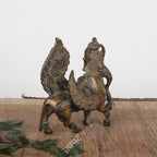 Brass Kamdhenu Cow Sculpture