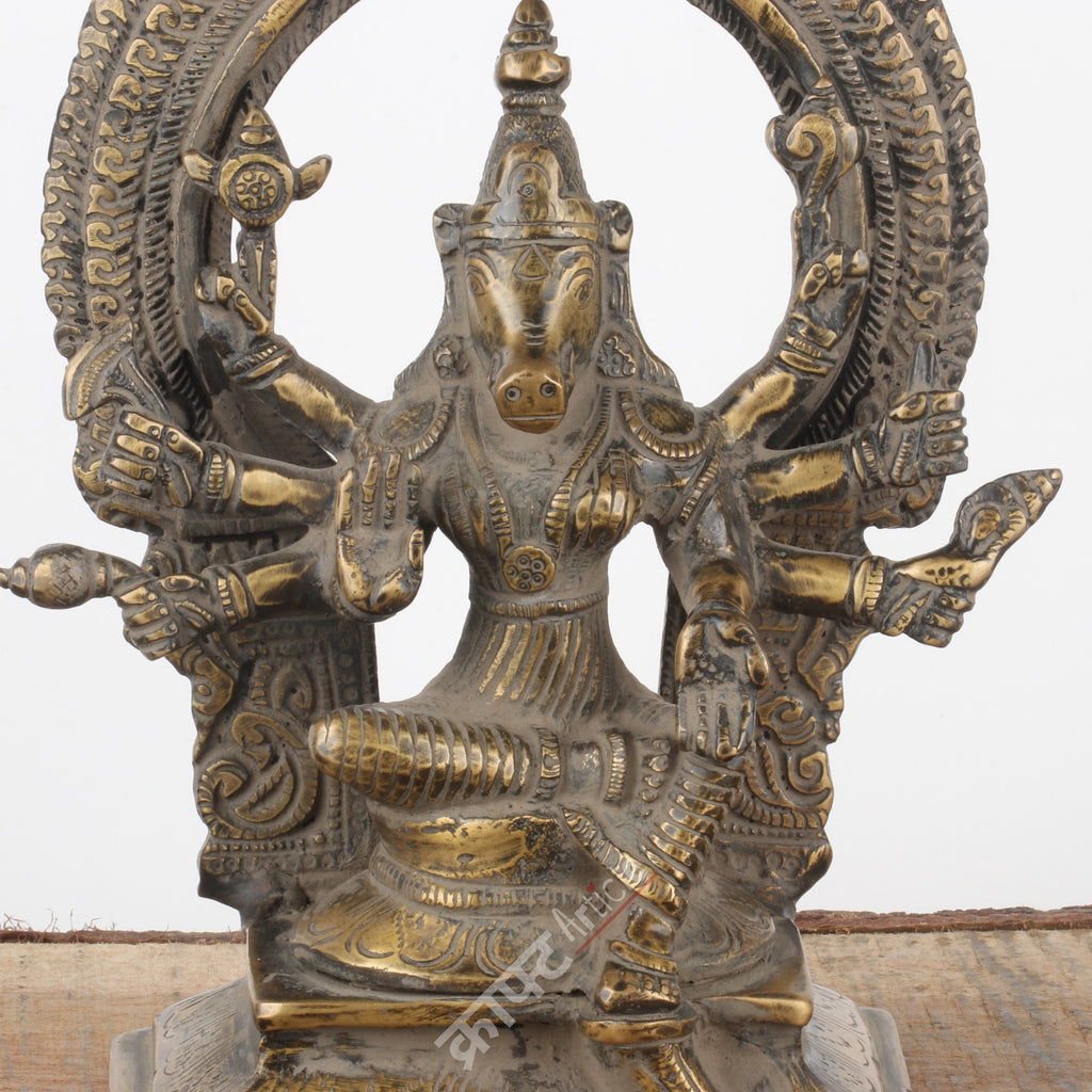 Brass Lord Varaha Idol