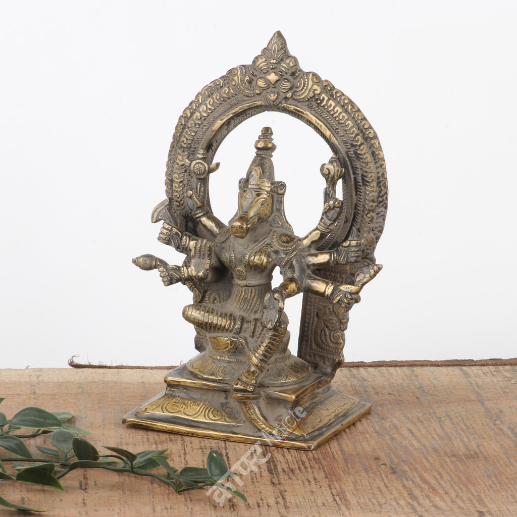 Brass Lord Varaha Idol