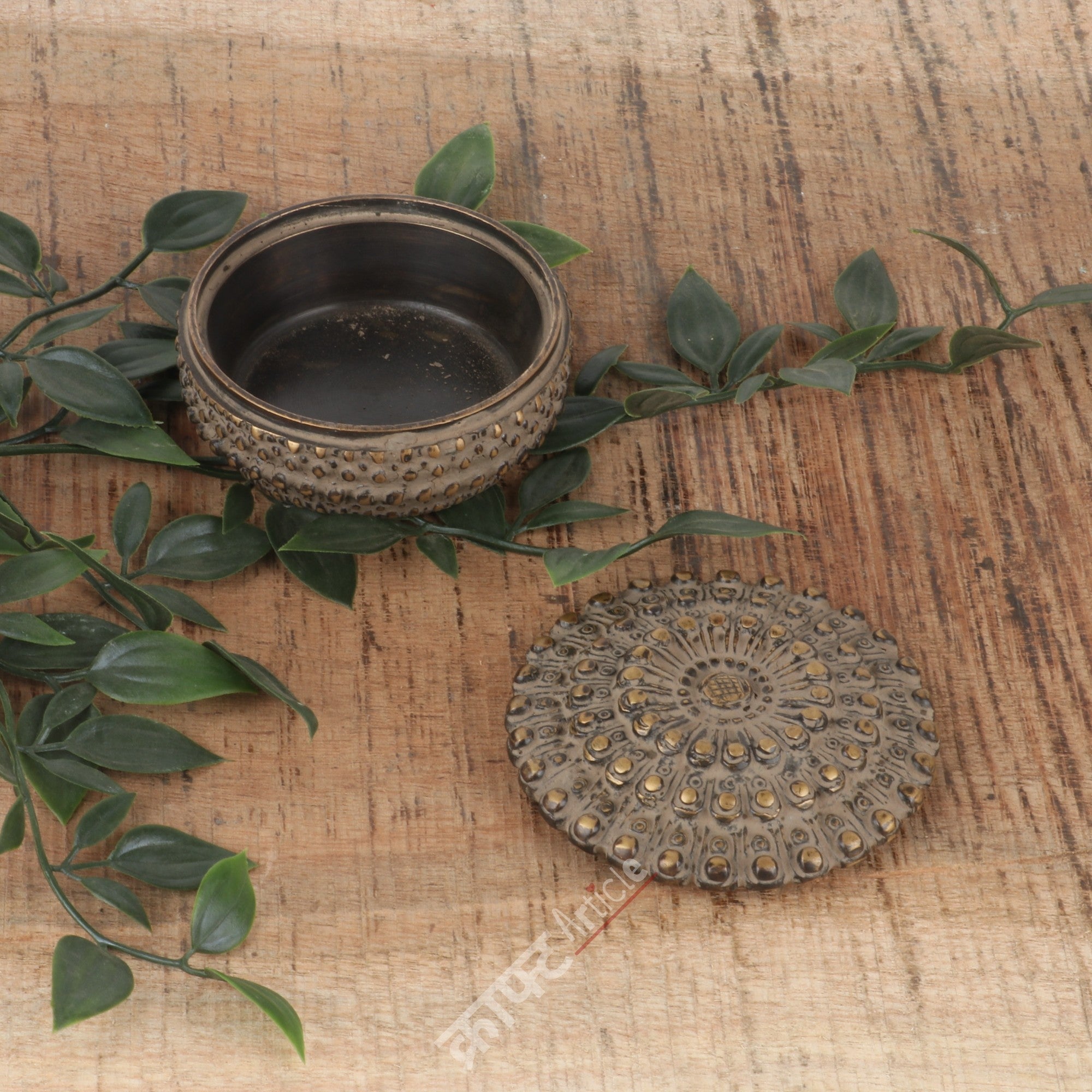 Handcrafted Brass Decorative Storage Box
