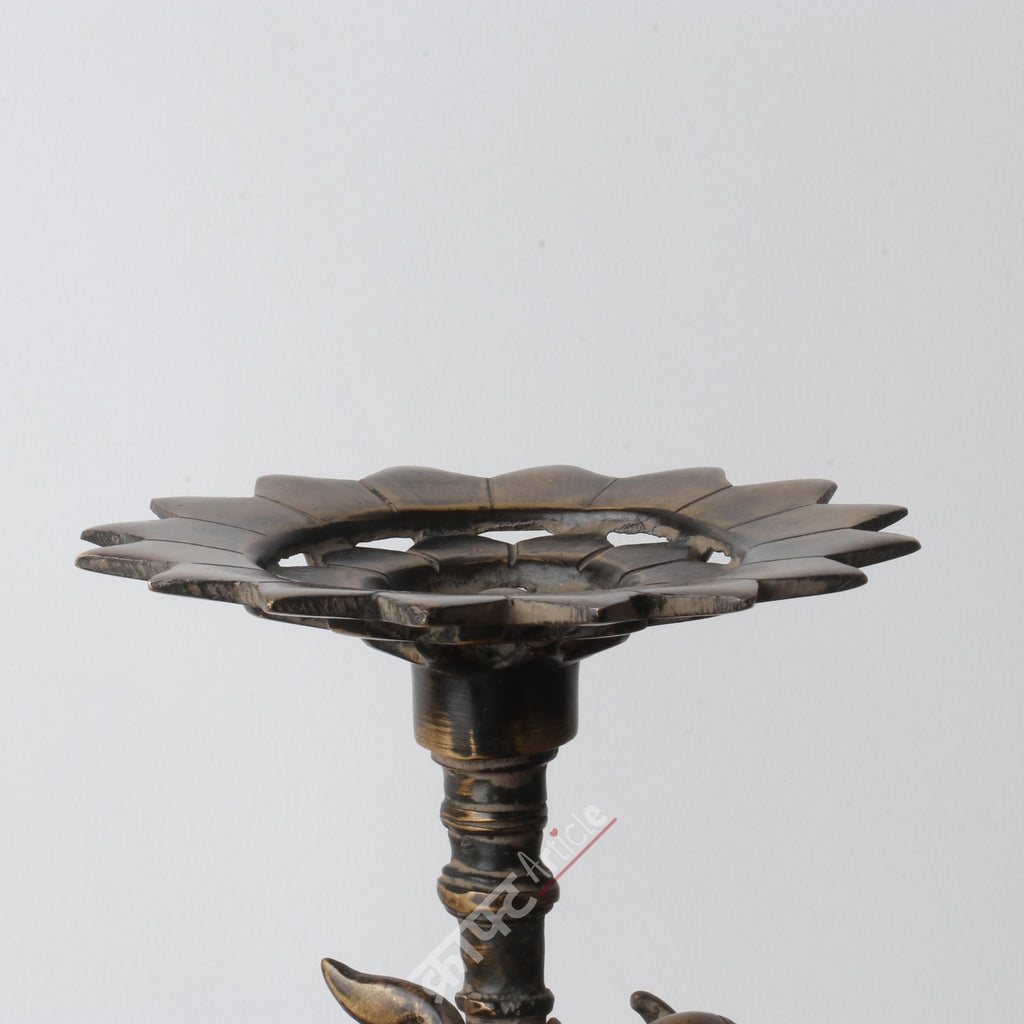 Brass Nandi Candle Stand