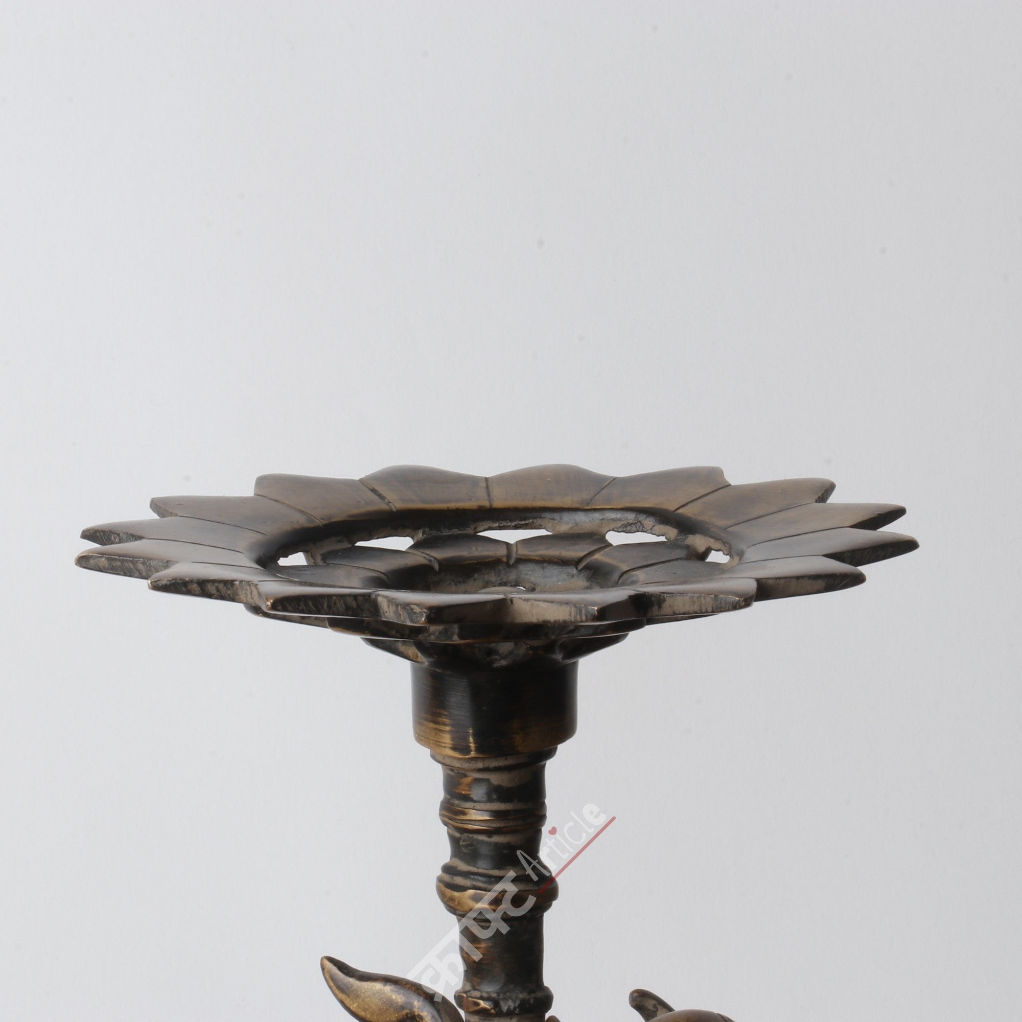 Brass Nandi Candle Stand