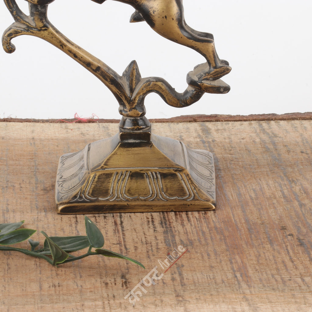 Brass Candle Stand 9"