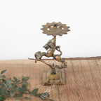 Brass Candle Stand 9"