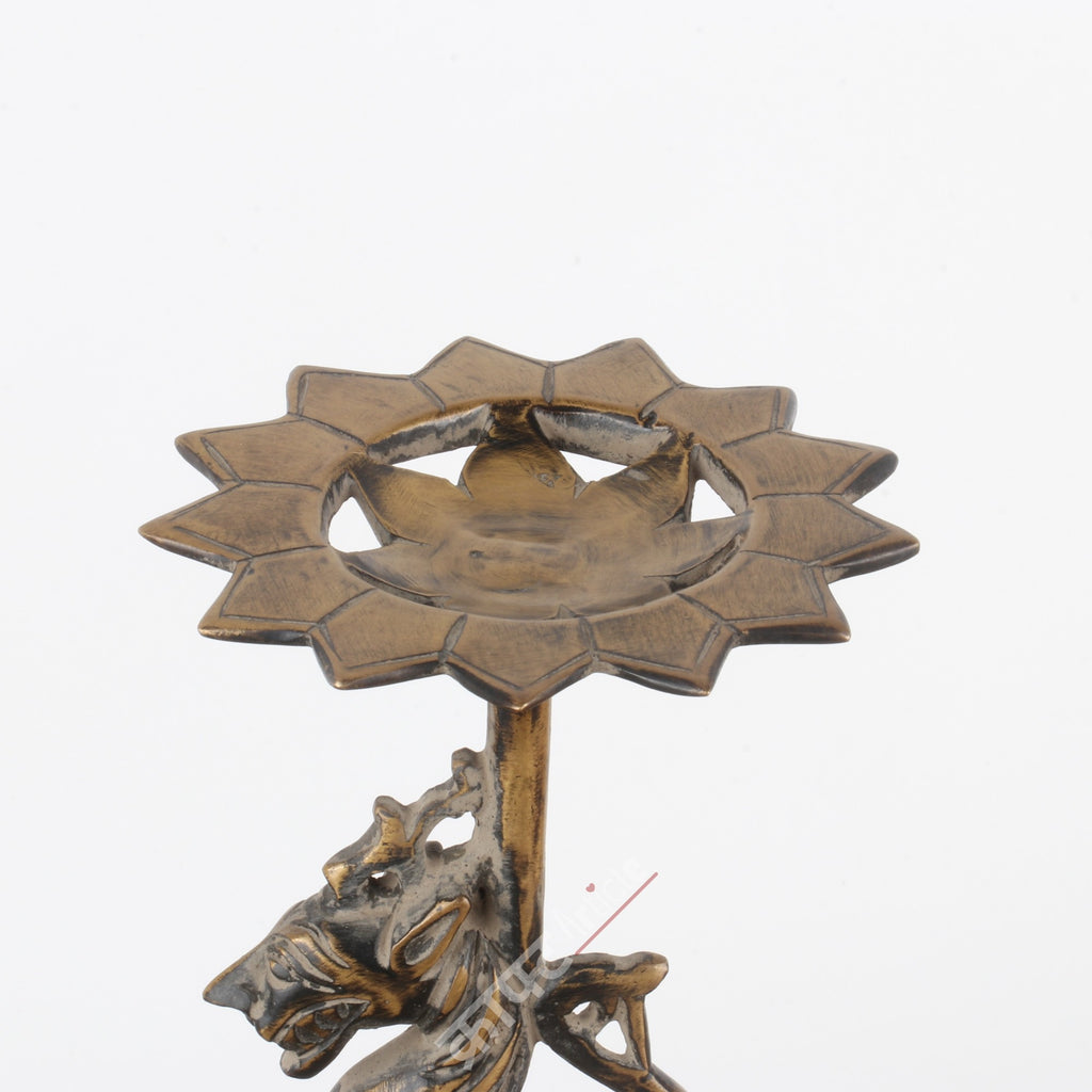 Brass Candle Stand 9"