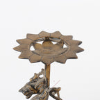 Brass Candle Stand 9"