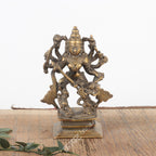 Brass Goddess Durga Mahishasura Mardini Idol