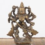 Brass Goddess Durga Mahishasura Mardini Idol