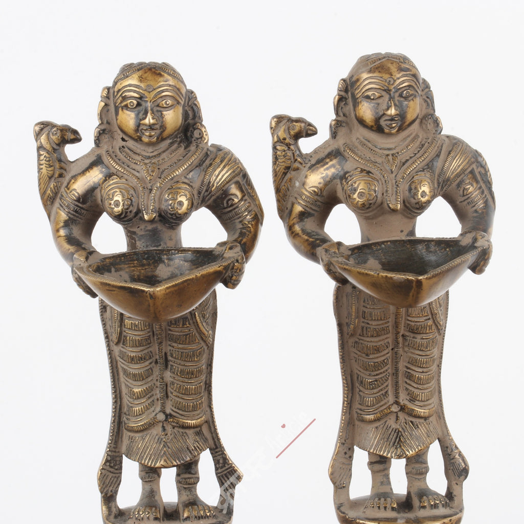 Traditional Brass Deep Lakshmi idols