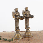 Traditional Brass Deep Lakshmi idols