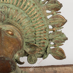 Brass Varaha Head Sculpture