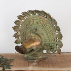 Brass Varaha Head Sculpture