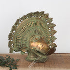 Brass Varaha Head Sculpture