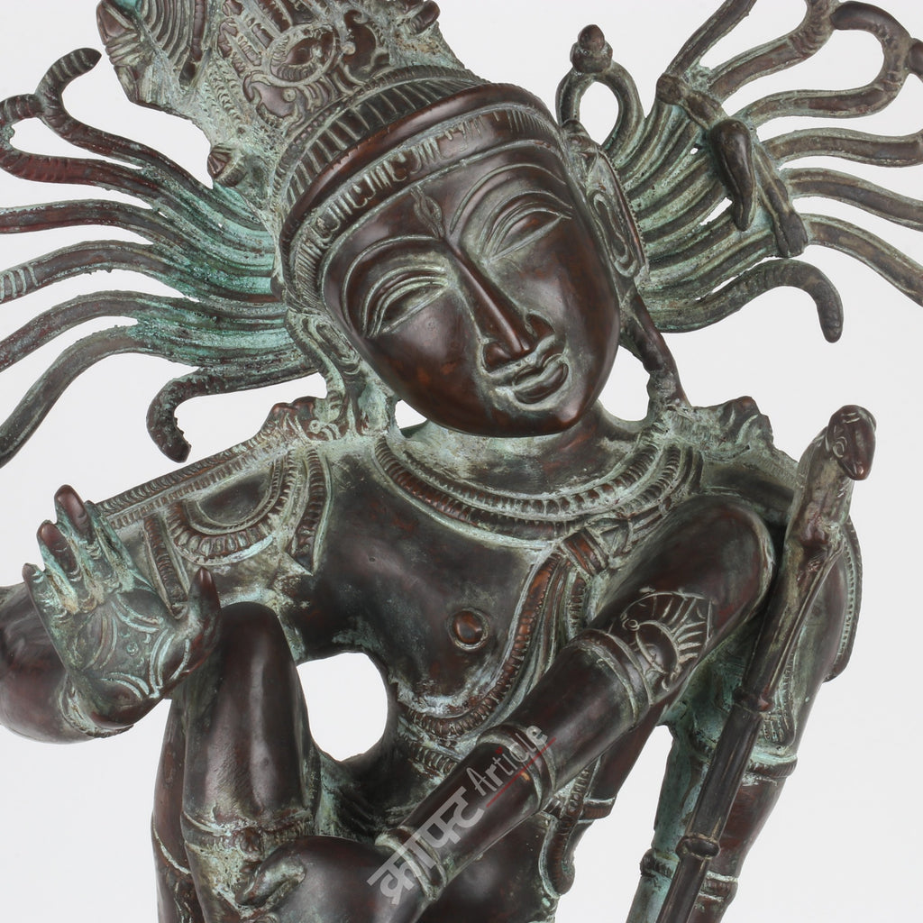 Brass Natraj Idol – Cosmic Dance of Creation