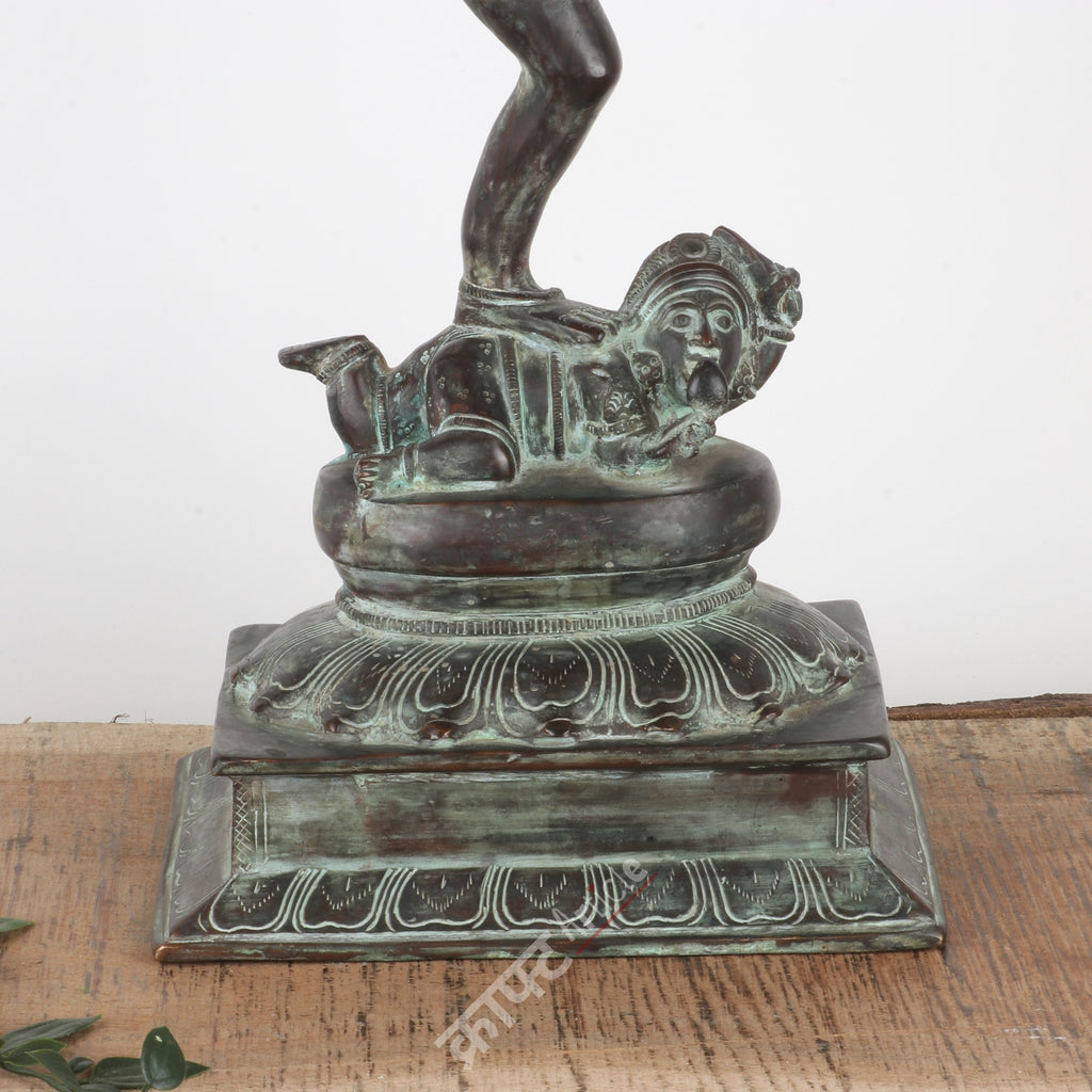 Brass Natraj Idol – Cosmic Dance of Creation