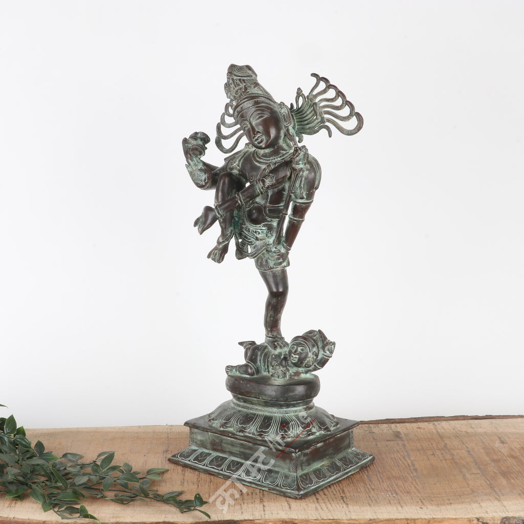 Brass Natraj Idol – Cosmic Dance of Creation